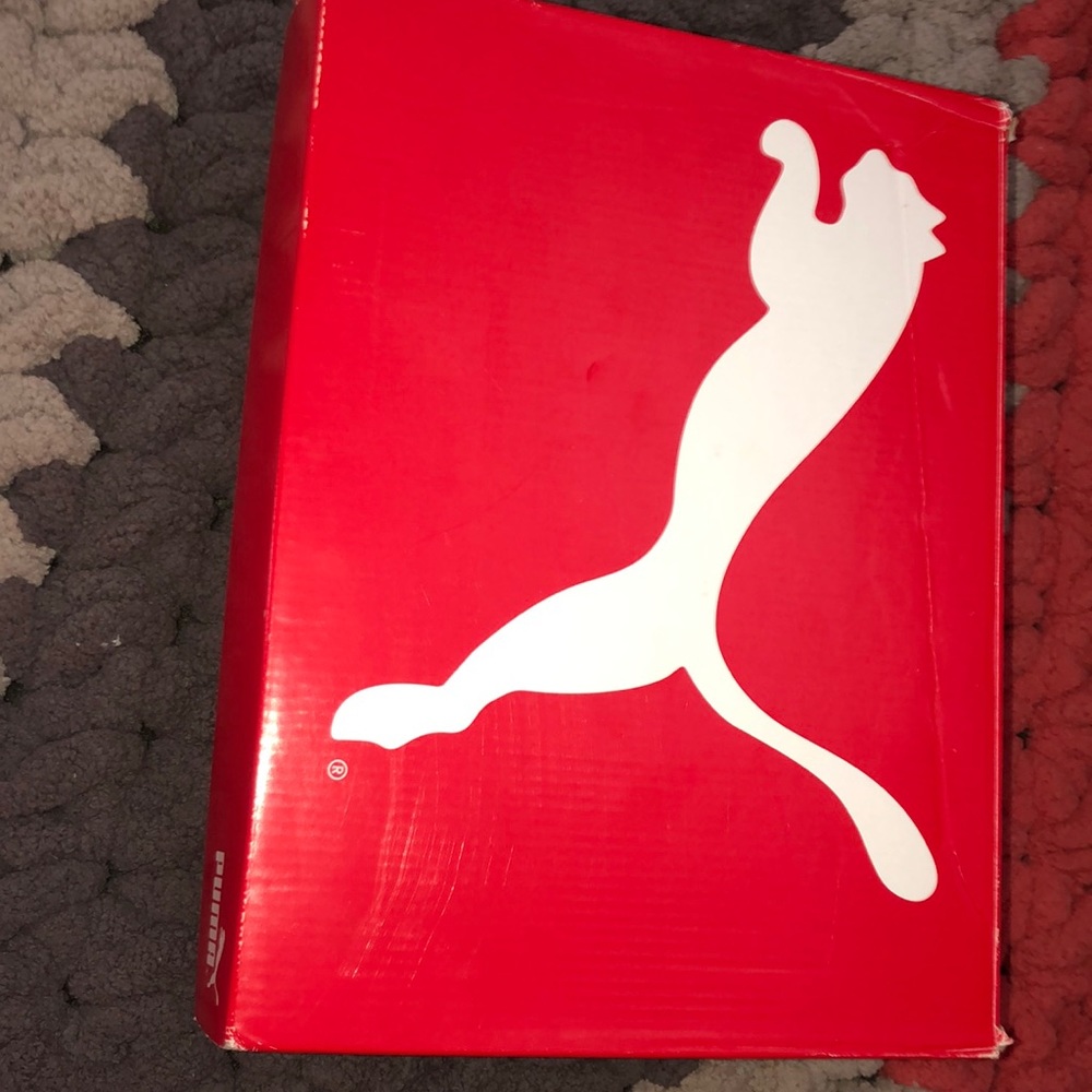 Puma satin running shoes